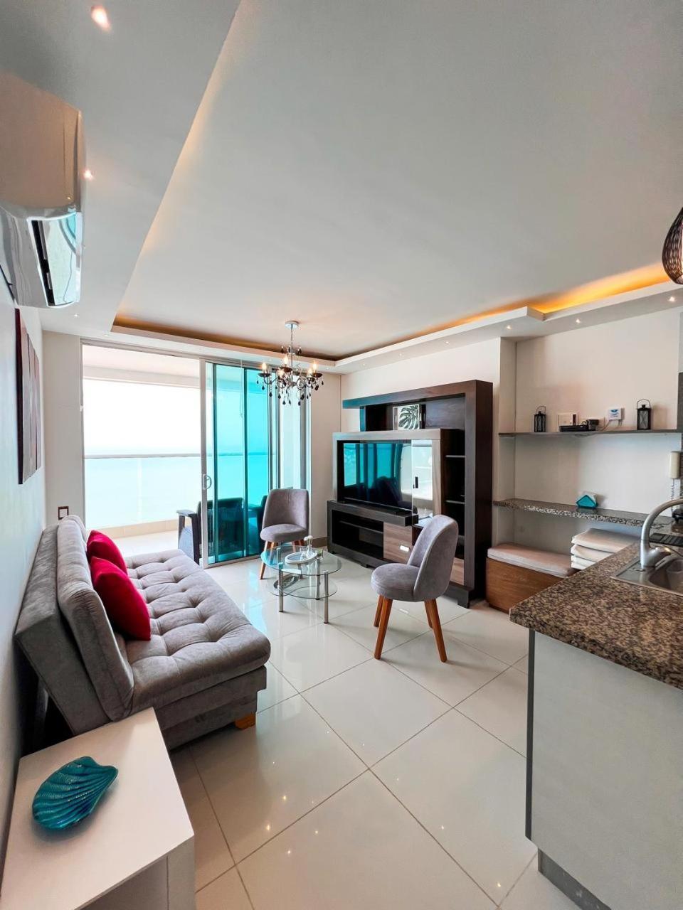 Apartament Bocagrande Beach Apartamento Kartagena Zewnętrze zdjęcie